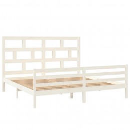 Acquista Giroletto Bianco in Legno Massello di Pino 200x200 cm con riferimento GHV-3101304 della ditta GARDENHOME