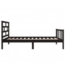 Acquista Giroletto Nero Legno Massello Nero 75x190cm 2FT6 Small Single con riferimento GHV-3101312 della ditta GARDENHOME