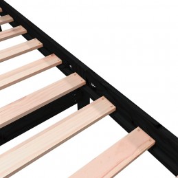 Acquista Giroletto Nero Legno Massello Nero 75x190cm 2FT6 Small Single con riferimento GHV-3101312 della ditta GARDENHOME