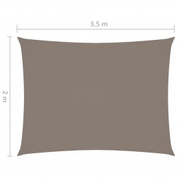 Acquista Parasole a Vela Oxford Rettangolare 2x3,5 m Grigio Talpa con riferimento GHV-135421 della ditta GARDENHOME