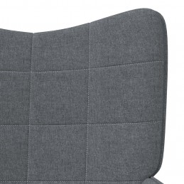 Acquista Poltrona Relax con Poggiapiedi Grigio Scuro in Tessuto con riferimento GHV-327953 della ditta GARDENHOME