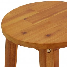 Acquista Sgabelli da Bar 4 pz in Legno Massello di Acacia con riferimento GHV-310285 della ditta GARDENHOME