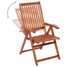 Acquista Sedie da Giardino Pieghevoli 3 pz in Legno Massello d'Acacia con riferimento GHV-310293 della ditta GARDENHOME