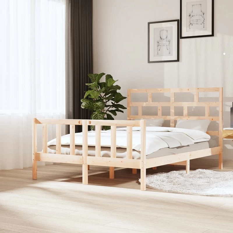 Acquista Giroletto in Legno Massello di Pino 140x200 cm con riferimento GHV-3101348 della ditta GARDENHOME