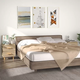 Acquista Comodini 2 pz in Rovere Sonoma 40x35x47,5 cm con riferimento GHV-811977 della ditta GARDENHOME