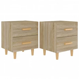 Acquista Comodini 2 pz in Rovere Sonoma 40x35x47,5 cm con riferimento GHV-811977 della ditta GARDENHOME