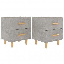 Acquista Comodini 2 pz Grigio Cemento 40x35x47,5 cm con riferimento GHV-811979 della ditta GARDENHOME