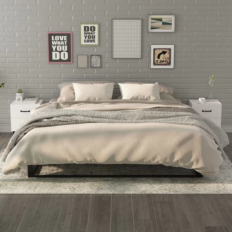 Acquista Comodini 2 pz Bianchi 40x35x47,5 cm con riferimento GHV-811989 della ditta GARDENHOME