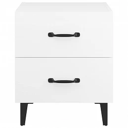 Acquista Comodini 2 pz Bianchi 40x35x47,5 cm con riferimento GHV-811989 della ditta GARDENHOME