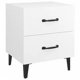 Acquista Comodini 2 pz Bianchi 40x35x47,5 cm con riferimento GHV-811989 della ditta GARDENHOME