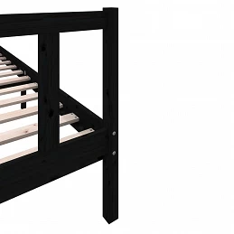 Acquista Giroletto Nero in Legno Massello di Pino 200x200 cm con riferimento GHV-3101372 della ditta GARDENHOME