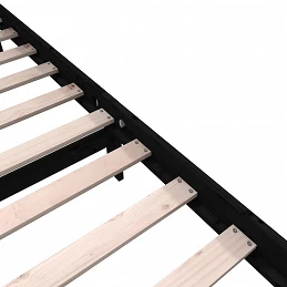 Acquista Giroletto Nero in Legno Massello di Pino 200x200 cm con riferimento GHV-3101372 della ditta GARDENHOME