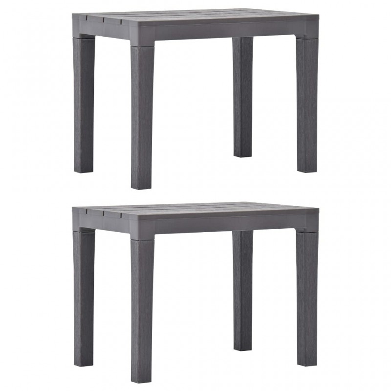 Acquista Panchine da Giardino 2 pz Mocca in Plastica con riferimento GHV-48782 della ditta GARDENHOME