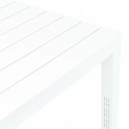 Acquista Tavolo da Giardino Bianco 78x78x72 cm in Plastica con riferimento GHV-48783 della ditta GARDENHOME