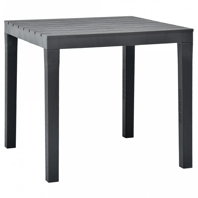 Acquista Tavolo da Giardino Antracite 78x78x72 cm in Plastica con riferimento GHV-48784 della ditta GARDENHOME