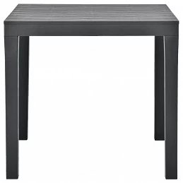 Acquista Tavolo da Giardino Antracite 78x78x72 cm in Plastica con riferimento GHV-48784 della ditta GARDENHOME