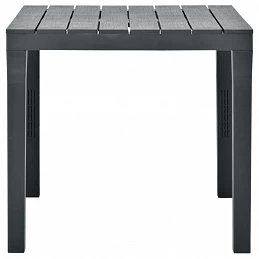 Acquista Tavolo da Giardino Antracite 78x78x72 cm in Plastica con riferimento GHV-48784 della ditta GARDENHOME