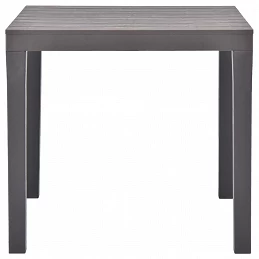 Acquista Tavolo da Giardino Mocca 78x78x72 cm in Plastica con riferimento GHV-48785 della ditta GARDENHOME