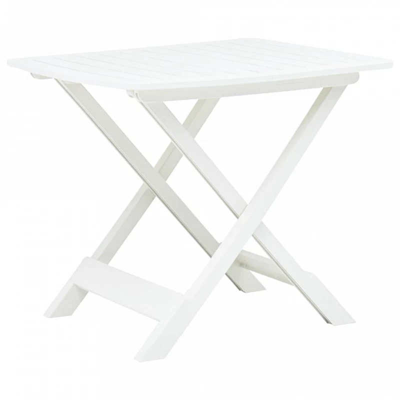 Acquista Tavolo da Giardino Bianco 79x72x70 cm Plastica con riferimento GHV-48790 della ditta GARDENHOME