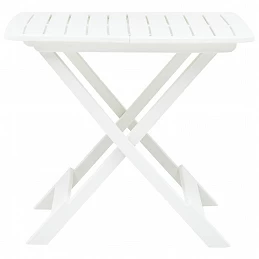Acquista Tavolo da Giardino Bianco 79x72x70 cm Plastica con riferimento GHV-48790 della ditta GARDENHOME