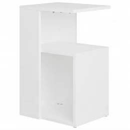 Acquista Tavolino da Salotto Bianco 36x30x56 cm in Legno Multistrato con riferimento GHV-802993 della ditta GARDENHOME
