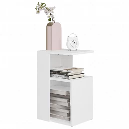 Acquista Tavolino da Salotto Bianco 36x30x56 cm in Legno Multistrato con riferimento GHV-802993 della ditta GARDENHOME