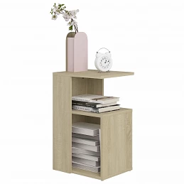 Acquista Tavolino Rovere Sonoma 36x30x56 cm in Truciolato con riferimento GHV-802996 della ditta GARDENHOME