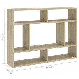 Acquista Scaffale a Parete Rovere Sonoma 75x16x55 cm in Truciolato con riferimento GHV-803005 della ditta GARDENHOME