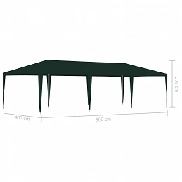Acquista Gazebo Professionale 4x9 m Verde 90 g/m² con riferimento GHV-48515 della ditta GARDENHOME