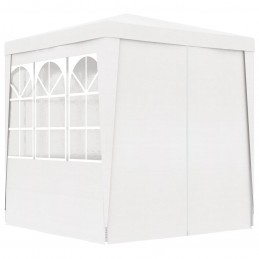 Acquista Gazebo Professionale con Pareti 2,5x2,5 m Bianco 90 g/m² con riferimento GHV-48518 della ditta GARDENHOME