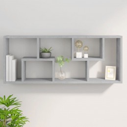 Acquista Scaffale a Parete Grigio Cemento 36x16x90 cm in Truciolato con riferimento GHV-803015 della ditta GARDENHOME