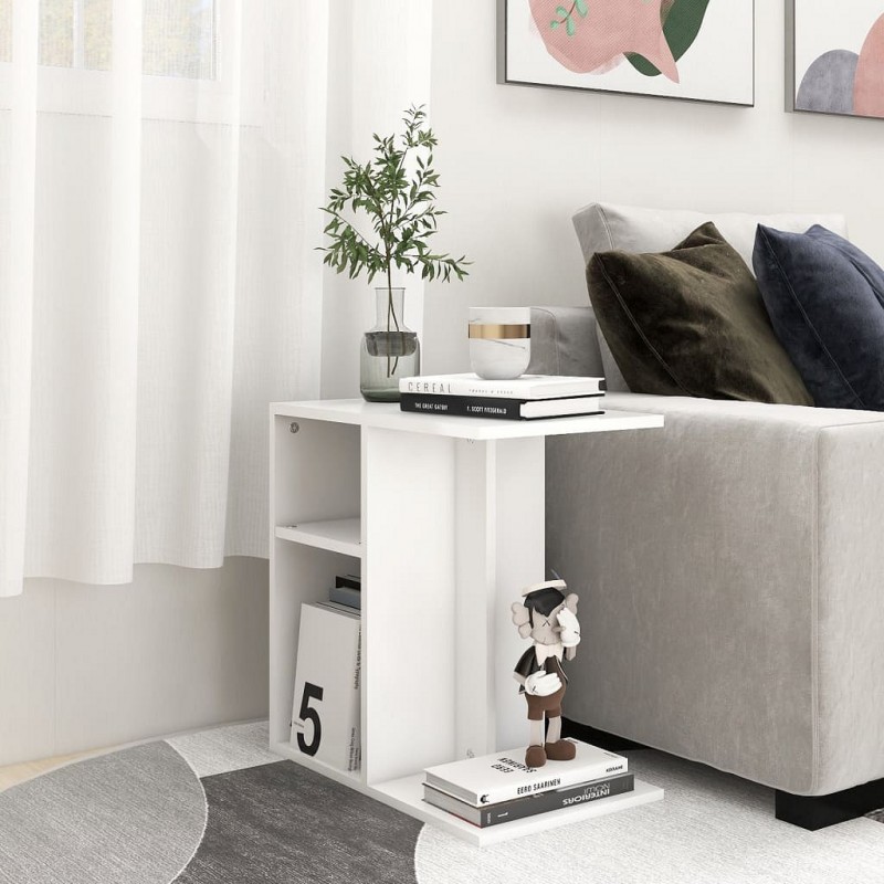 Acquista Tavolino Bianco 50x30x50 cm in Legno Multistrato con riferimento GHV-803020 della ditta GARDENHOME