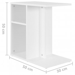 Acquista Tavolino Bianco 50x30x50 cm in Legno Multistrato con riferimento GHV-803020 della ditta GARDENHOME