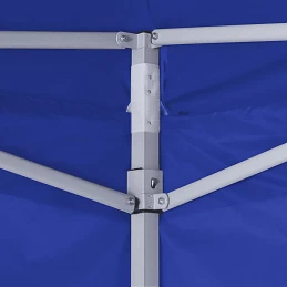 Acquista Gazebo Pieghevole Professionale 4 Pareti 2x2m Acciaio Blu con riferimento GHV-48879 della ditta GARDENHOME