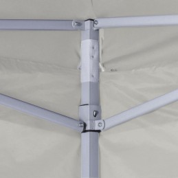 Acquista Gazebo Professionale Pieghevole con 4 Pareti 2x2m Acciaio Crema con riferimento GHV-48882 della ditta GARDENHOME