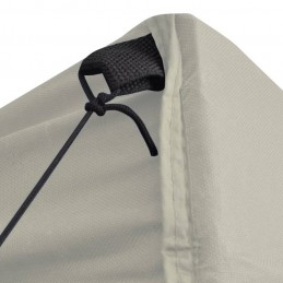 Acquista Gazebo Professionale Pieghevole con 4 Pareti 2x2m Acciaio Crema con riferimento GHV-48882 della ditta GARDENHOME