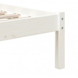 Acquista Giroletto Bianco in Legno Massello 90x190 cm 3FT Single con riferimento GHV-3101184 della ditta GARDENHOME