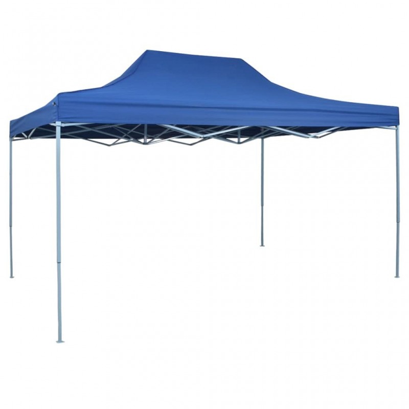 Acquista Gazebo Professionale Pieghevole 3x4m Acciaio Blu con riferimento GHV-48889 della ditta GARDENHOME