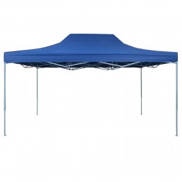 Acquista Gazebo Professionale Pieghevole 3x4m Acciaio Blu con riferimento GHV-48889 della ditta GARDENHOME