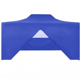 Acquista Gazebo Professionale Pieghevole con 4 Pareti 3x4m Acciaio Blu con riferimento GHV-48891 della ditta GARDENHOME