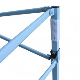 Acquista Gazebo Professionale Pieghevole con 4 Pareti 3x4m Acciaio Blu con riferimento GHV-48891 della ditta GARDENHOME
