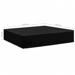 Acquista Copertura per Mobili da Giardino con 12 Occhielli 250x250x70 cm con riferimento GHV-48633 della ditta GARDENHOME