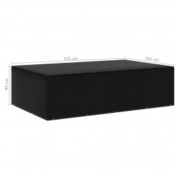 Acquista Copertura per Mobili da Giardino con 12 Occhielli 205x325x90 cm con riferimento GHV-48638 della ditta GARDENHOME