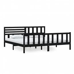 Acquista Giroletto Nero in Legno Massello 200x200 cm con riferimento GHV-3101177 della ditta GARDENHOME
