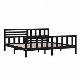 Acquista Giroletto Nero in Legno Massello 200x200 cm con riferimento GHV-3101177 della ditta GARDENHOME