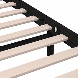 Acquista Giroletto Nero in Legno Massello 200x200 cm con riferimento GHV-3101177 della ditta GARDENHOME