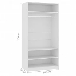 Acquista Armadio Rovere Marrone 90x50x200 cm in Legno Multistrato con riferimento GHV-800225 della ditta GARDENHOME