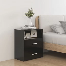 Acquista Comodino Nero 50x32x60 cm con riferimento GHV-803274 della ditta GARDENHOME