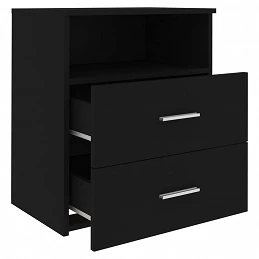 Acquista Comodino Nero 50x32x60 cm con riferimento GHV-803274 della ditta GARDENHOME