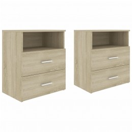 Acquista Comodini 2 pz Rovere Sonoma 50x32x60 cm con riferimento GHV-803279 della ditta GARDENHOME